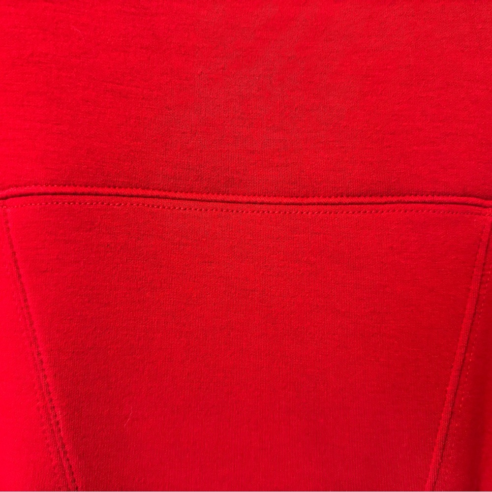 Anthropologie Maeve Vibrant Red Fit and Flair Dress - Picture 7 of 8